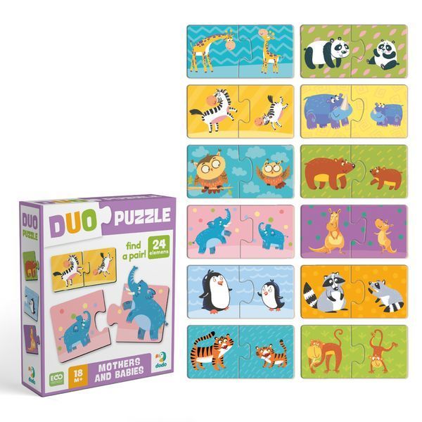 Пазл Dodo DUO Мама і малюк 300692 2379 фото
