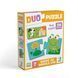 Пазл Dodo DUO Звірята та їх домівки 300690 2380 фото 1
