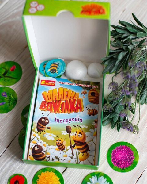 Настільна командна гра "Шалена бджілка" 12-1 фото